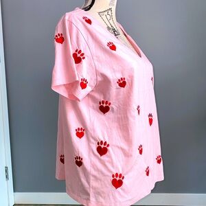 Chaser Paw Print Top